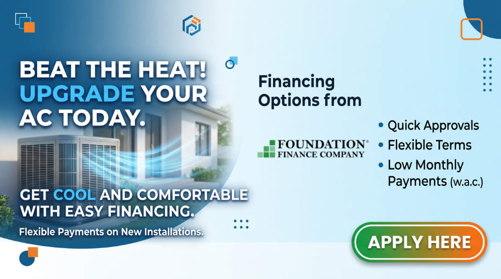 Save On Air Conditioning & Plumbing – Flexible Financing Available
